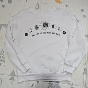 Art Class Girls White Sweatshirt
